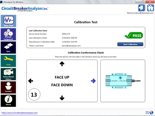 8 Calibration Step 1