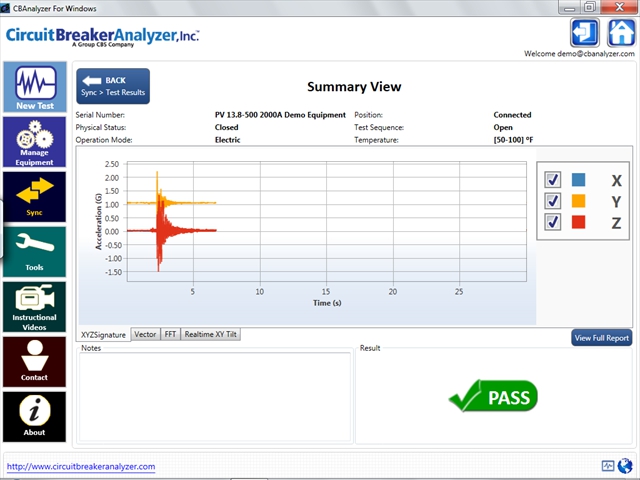 9 Test Results View