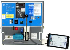 tablet pc testing circuit breaker using Windows version of CBAnalyzer software program